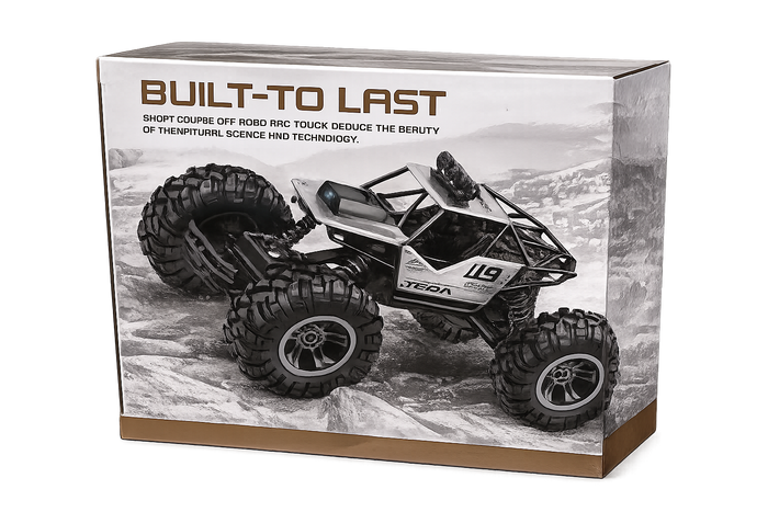 RC Crawler Truck – 4WD Off-Road Remote Control Monster Truck for Kids