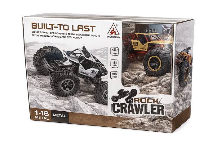 RC Crawler Truck – 4WD Off-Road Remote Control Monster Truck for Kids