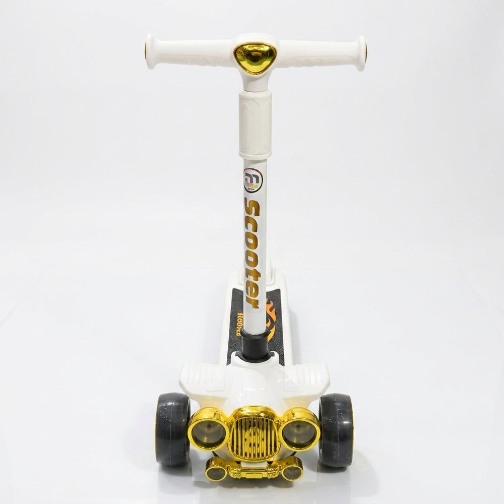 3-in-1 Foldable Children's Scooter with PU Wheels and Three Wheels