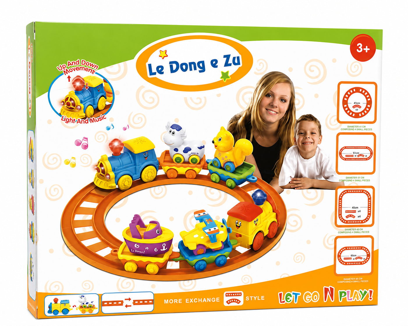 Boxed children's toy set Train