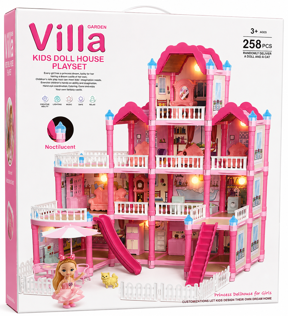 Villa Kids Doll House Playset