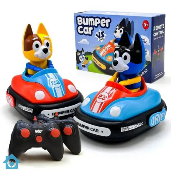 Crash Bumper Car Remote Control – 2-Piece Interactive Bumper Cars for Kids